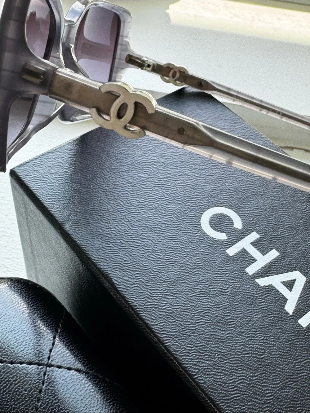 CHANEL Women’s Lavender-Tinted Gradient Sunglasses